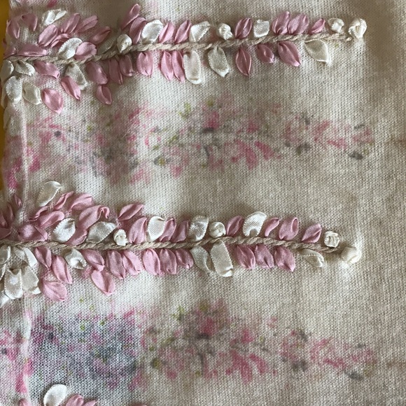 L.A.M.B. Cashmere “Wisteria” Cardigan size Large - Picture 3 of 7